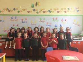 Primary 1s first day at school